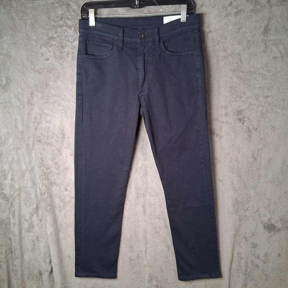 Rag & Bone Fit 2 Slim Navy Cotton Stretch Chino Pants 29x30 MED24P1223L6NA